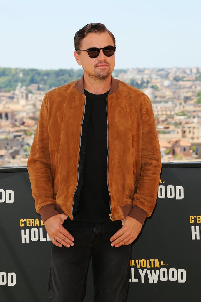 Leonardo DiCaprio at the Once Upon a Time in Hollywood photocall in Rome.