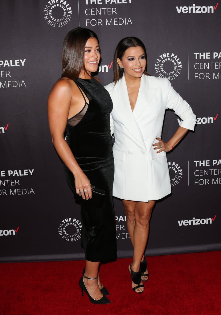 Eva Longoria and Gina Rodriguez's Red Carpet Reunion 2016