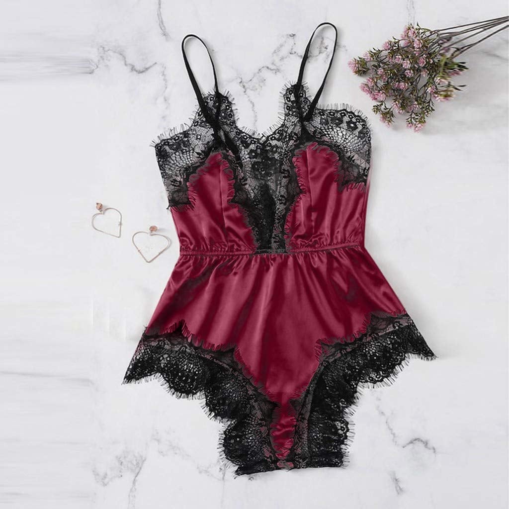Silk Lingerie Bodysuit | Lingerie on Amazon | POPSUGAR Love & Sex Photo 4