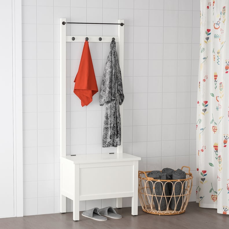 Hemnes Storage Bench With Towel Rail