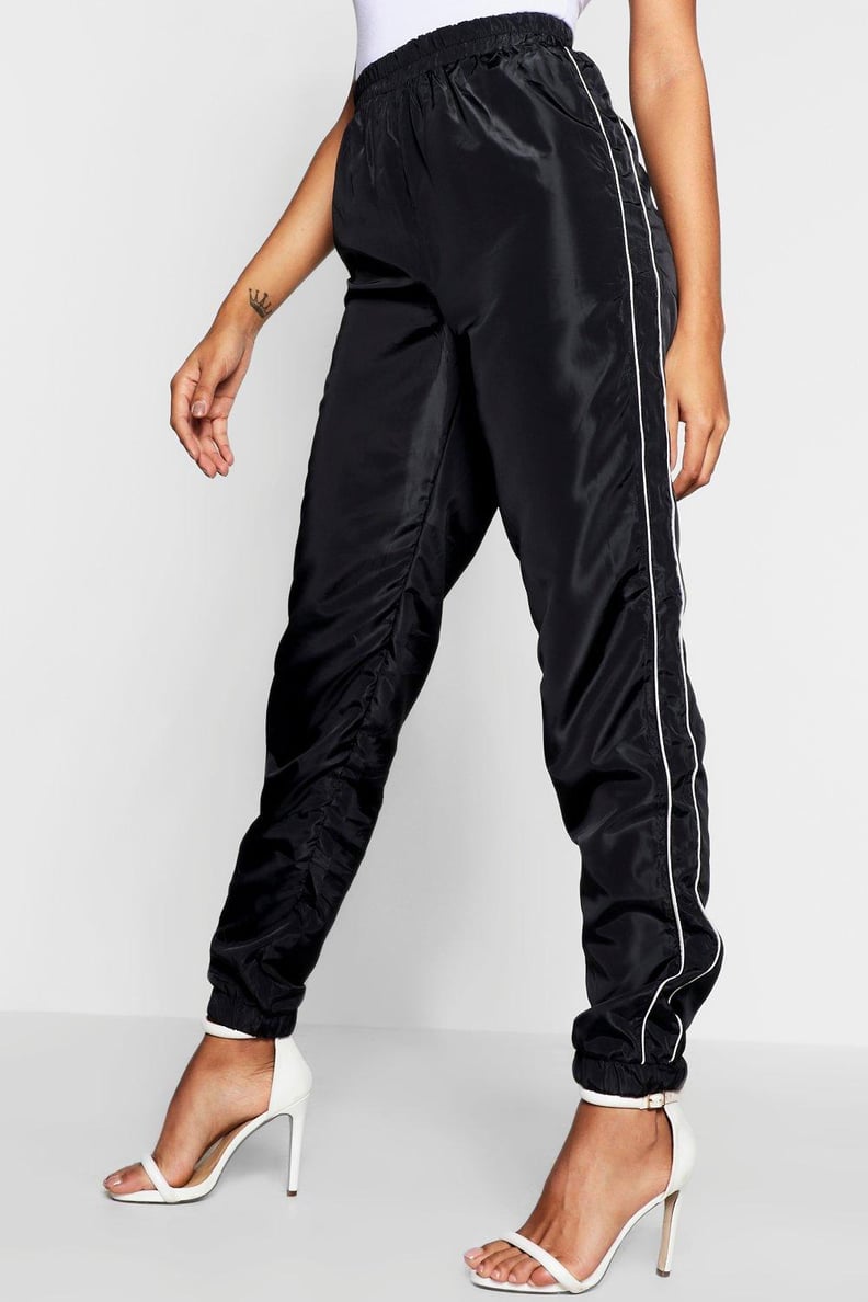 Boohoo Tall Panel Detail Shell Jogger