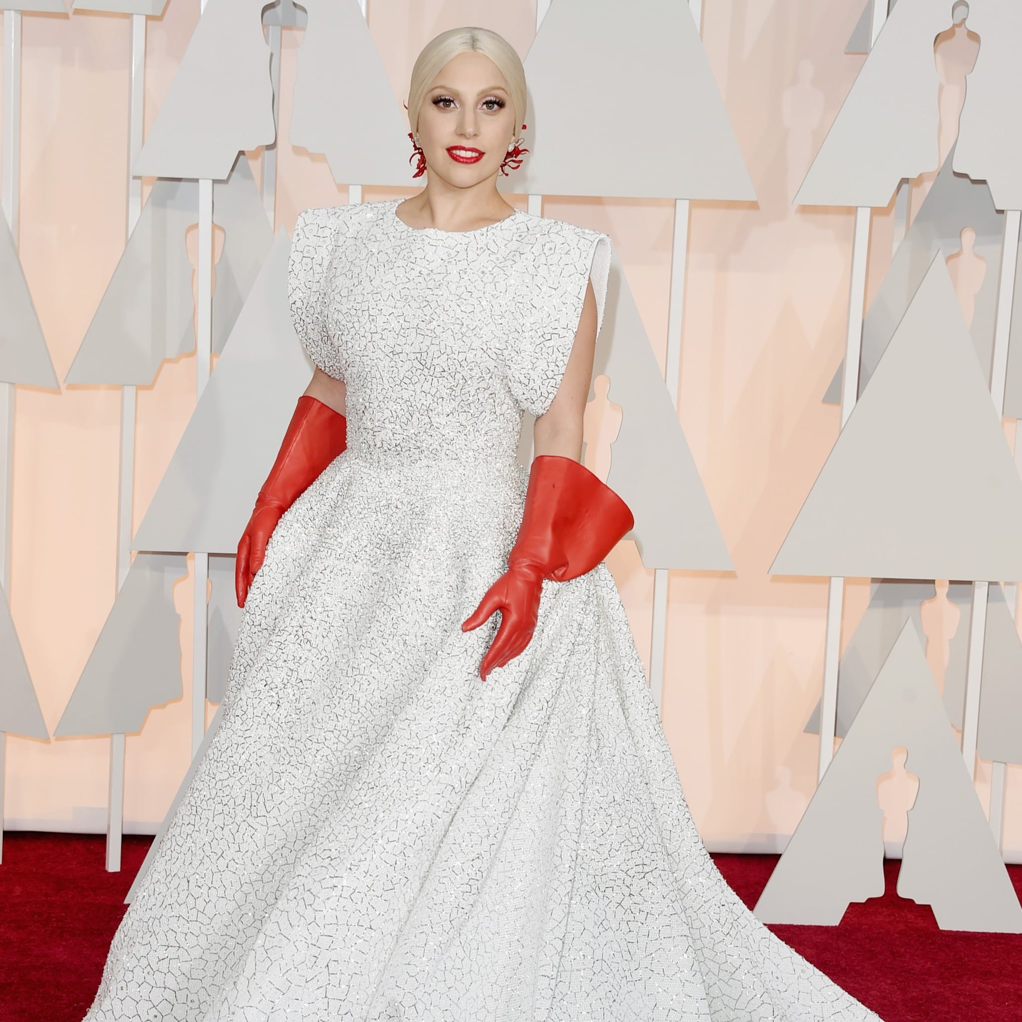 Платье церемония. Платье леди Гаги на Оскаре. Brandon Maxwell платья леди Гага.