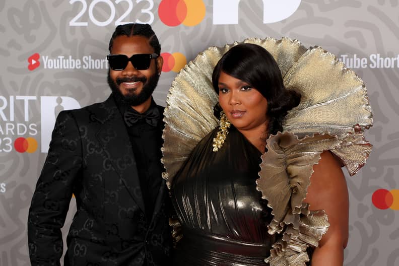 Lizzo and Myke Wright at the 2023 Brit Awards, Photos