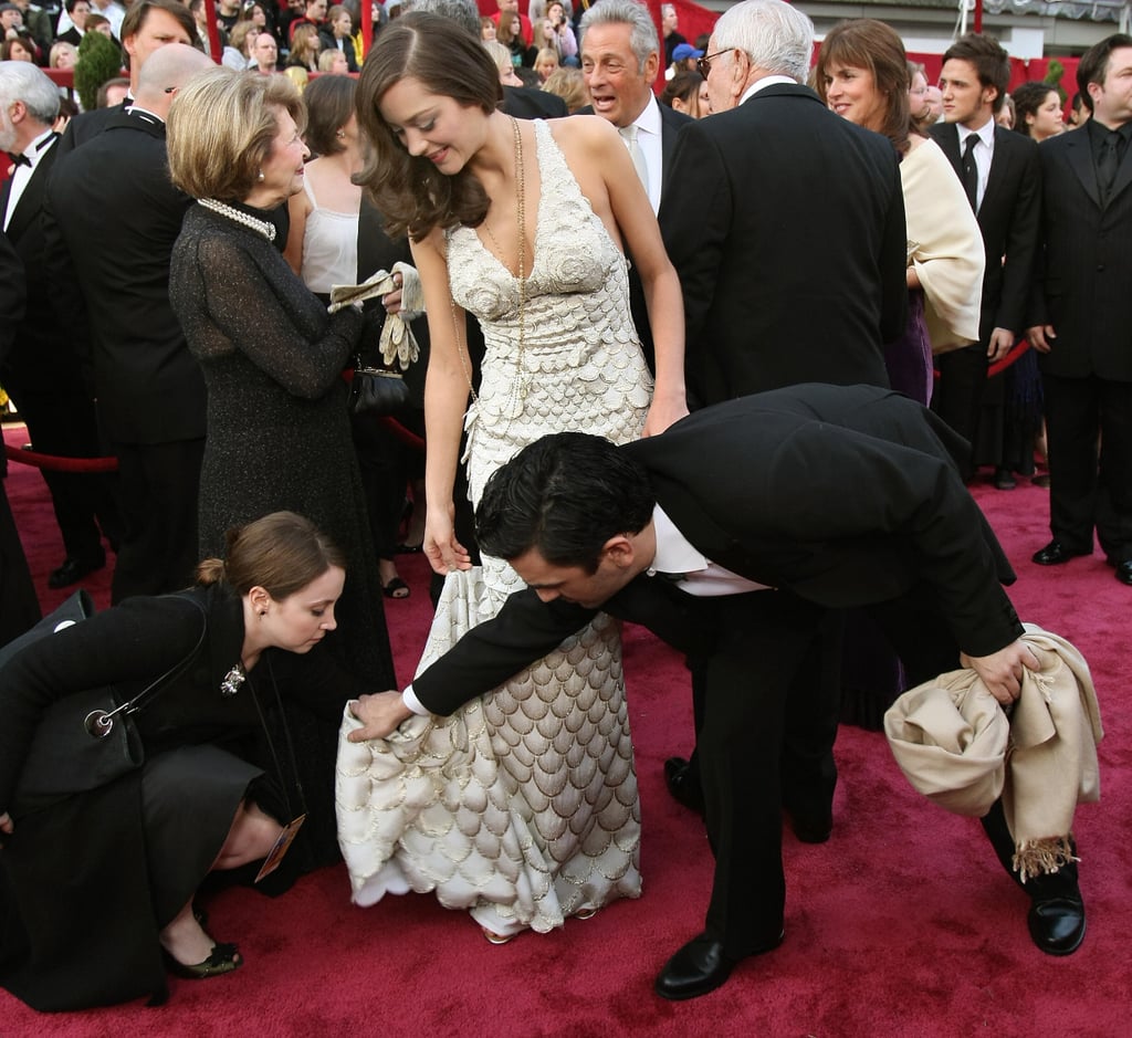 Marion Cotillard in Jean Paul Gaultier at the 2007 Oscars