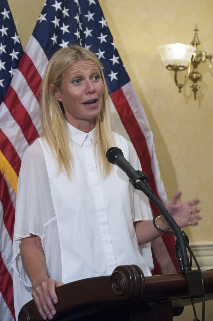 Gwyneth Paltrow and Blythe Danner Capitol Hill Pictures