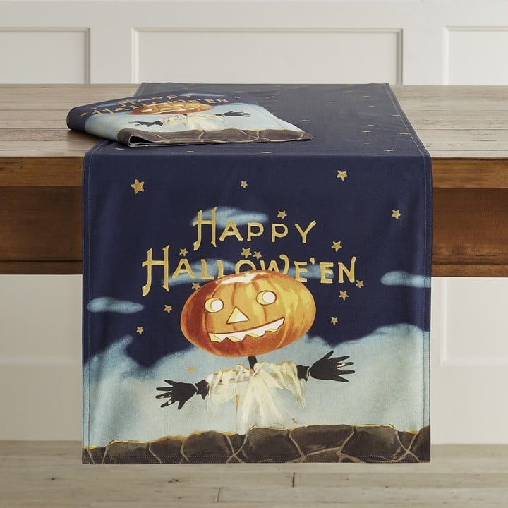 Williams Sonoma Vintage Halloween Runner