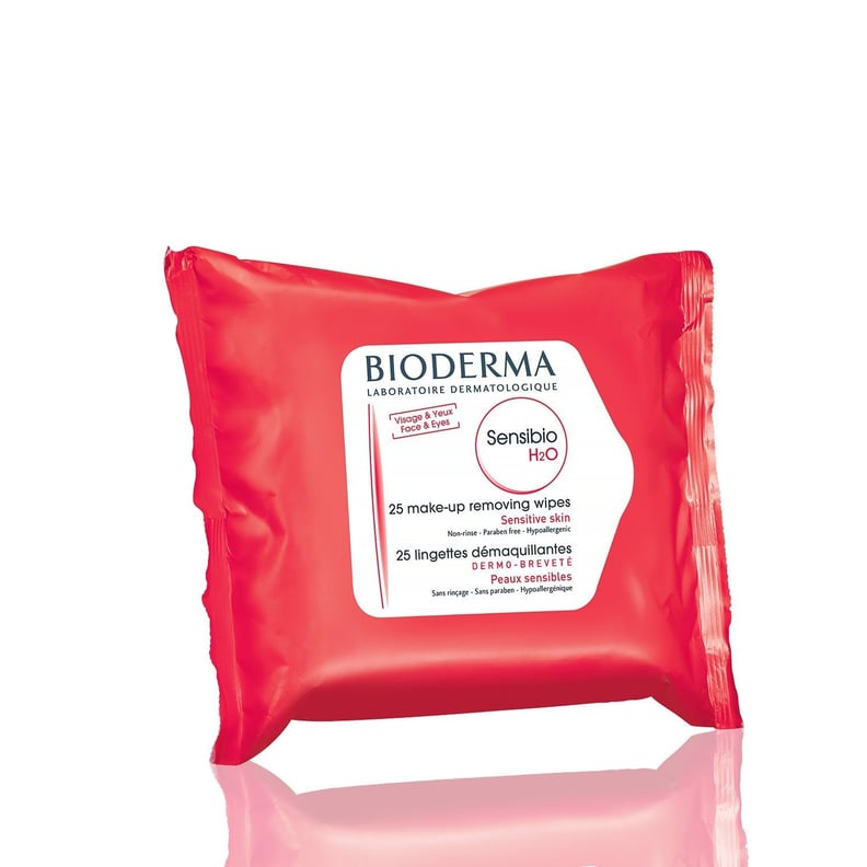 Bioderma Sensibio H2O可生物降解的面部清洁和卸妆水擦拭