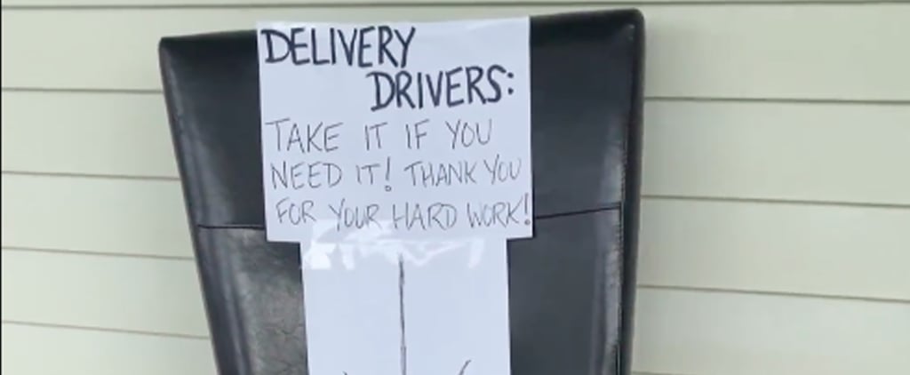 Bright Spot: A Man Is Leaving His Extra Toilet Paper and Hand Sanitizer For Delivery Drivers