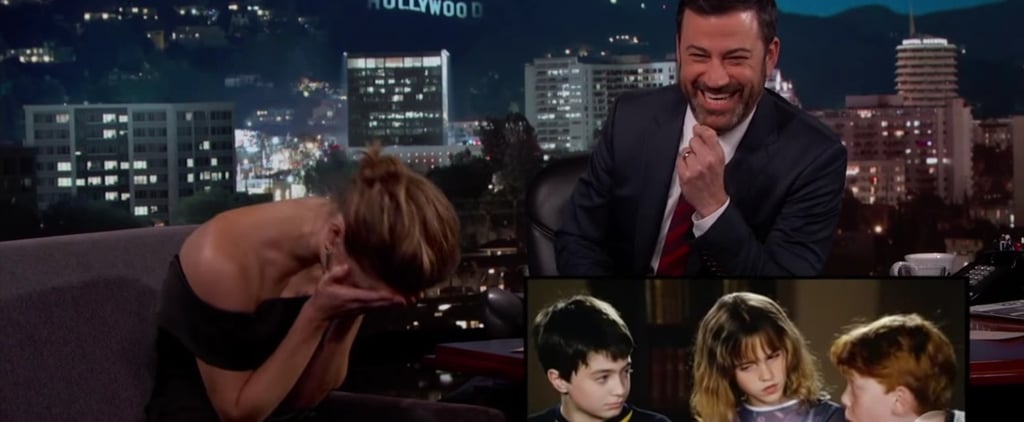 Emma Watson Watching Harry Potter Outtake on Jimmy Kimmel