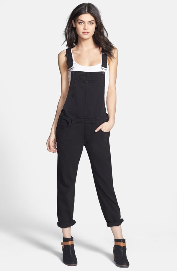 Paige black "Sierra" overalls ($279)