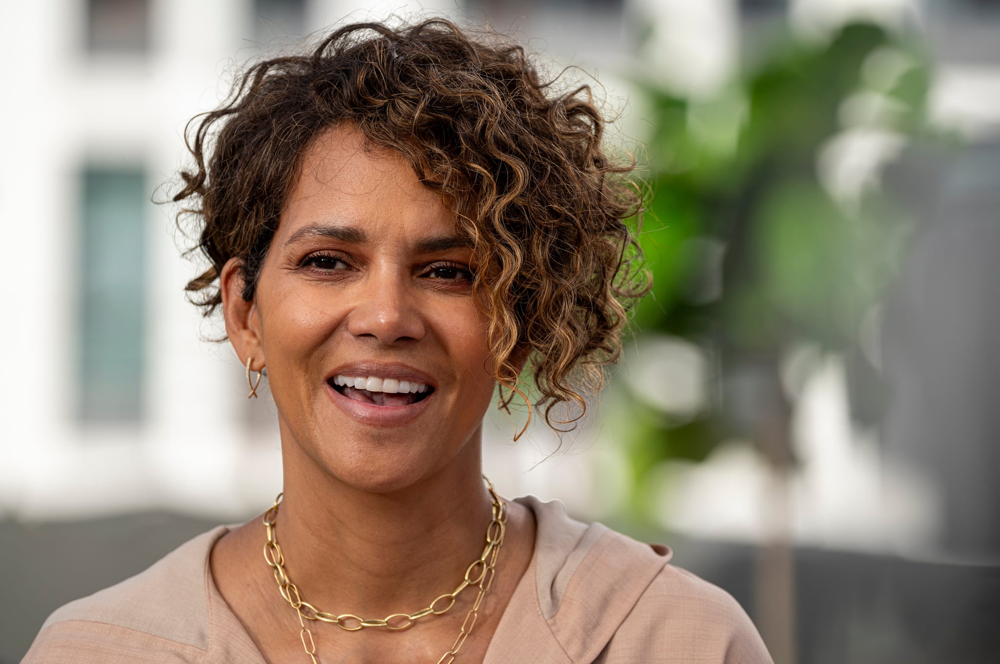 Actor Halle Berry, chief communications officer of Pendulum Therapeutics Inc., during a Bloomberg Television interview at the Bloomberg Technology Summit in San Francisco, California, US, on Thursday, June 22, 2023. The summit will focus on the rapidly changing social media landscape, the prospects for a continued regulatory crackdown on tech, and the future of cryptocurrencies. Photographer: David Paul Morris/Bloomberg via Getty Images