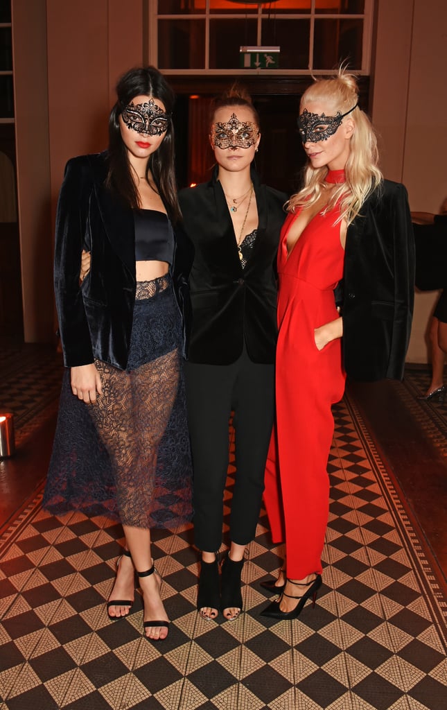 Cara's sister Poppy Delevingne also dressed up for the occasion.