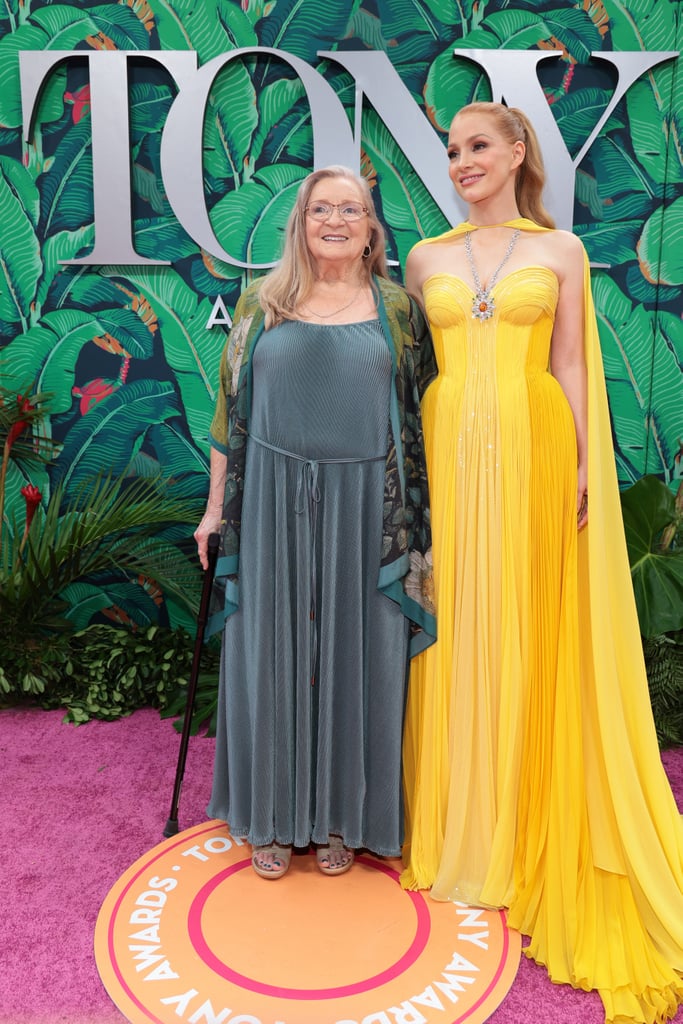 Jessica Chastain and Grandma Marilyn at the 2023 Tony Awards