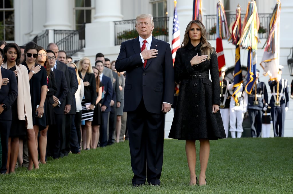 Melania Trump Wearing Black Michael Kors Dress