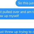 This Dad's Texts After His Kid Puked in the Car Will Make Your Day