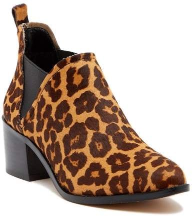 1 state leopard booties