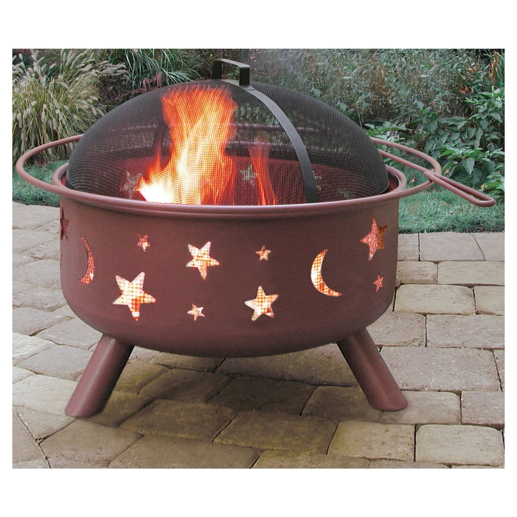 Stars & Moon Big Sky Steel Fire Pit Georgia Clay