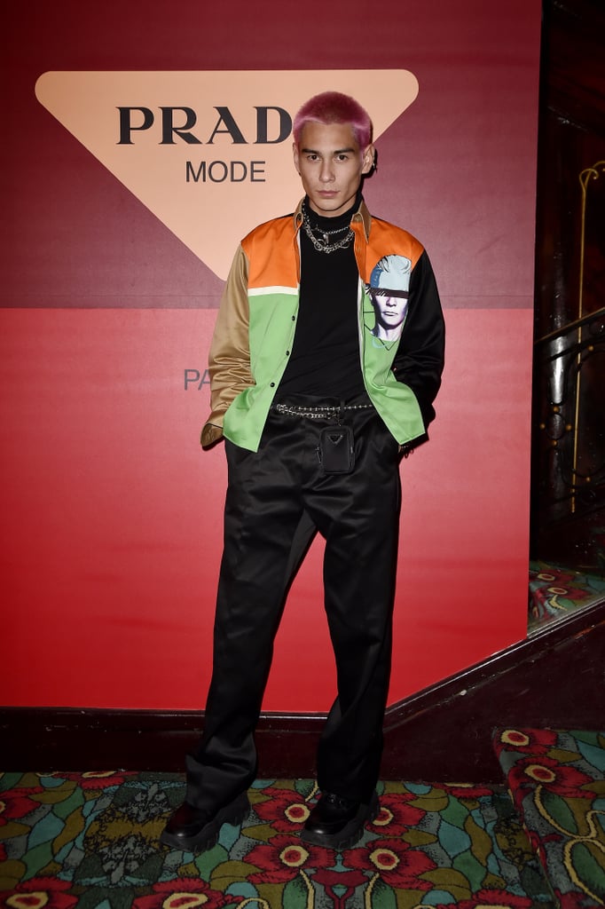 Colorful Prada bomber jackets are always a good idea.