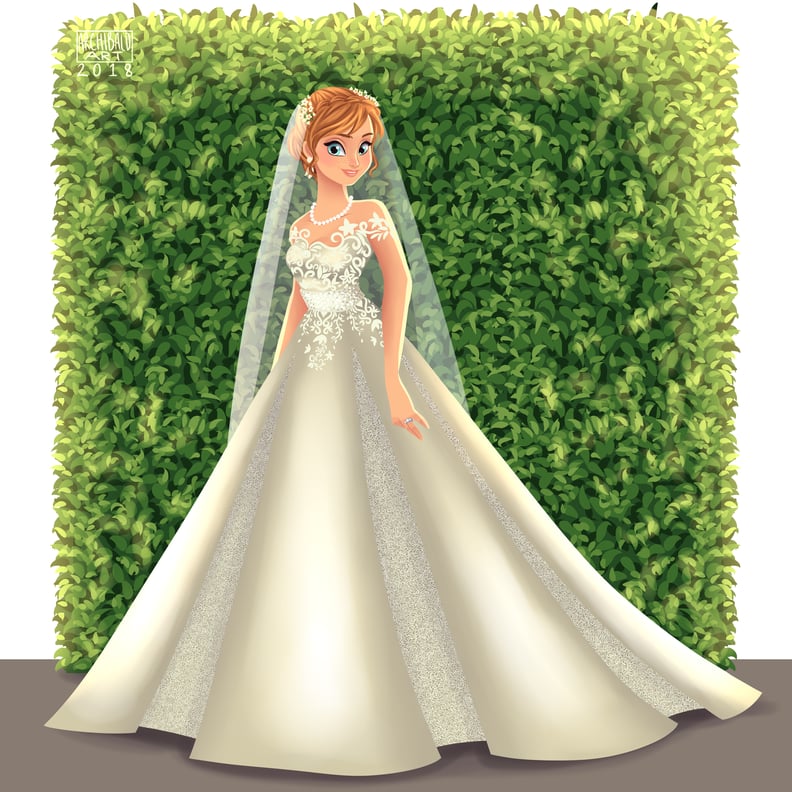 Anna Looks Elegant in a Ballgown-Style Wedding Dress