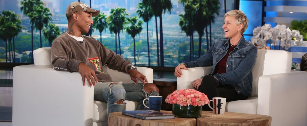 Pharrell Williams on The Ellen DeGeneres Show January 2017