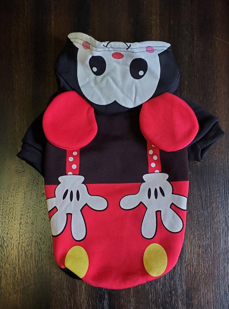 Mickey Inspired Pet Hoodie