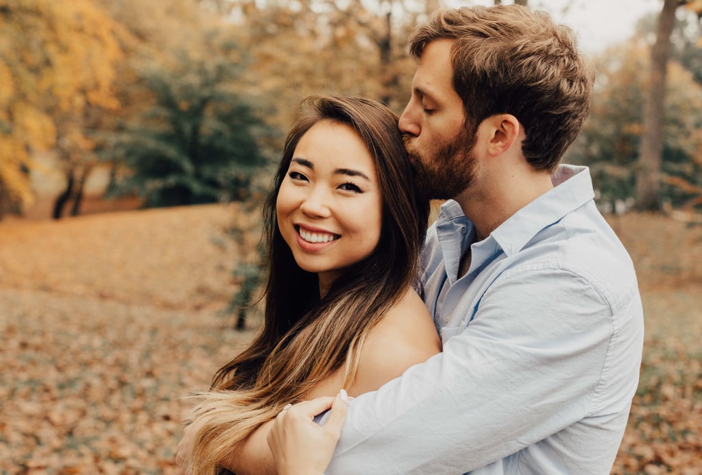 Fall Leaves Engagement Shoot