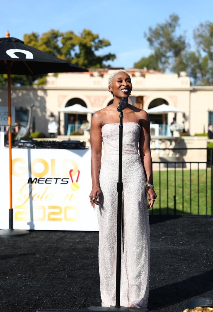 Cynthia Erivo at the 2020 Gold Meets Golden Party in LA
