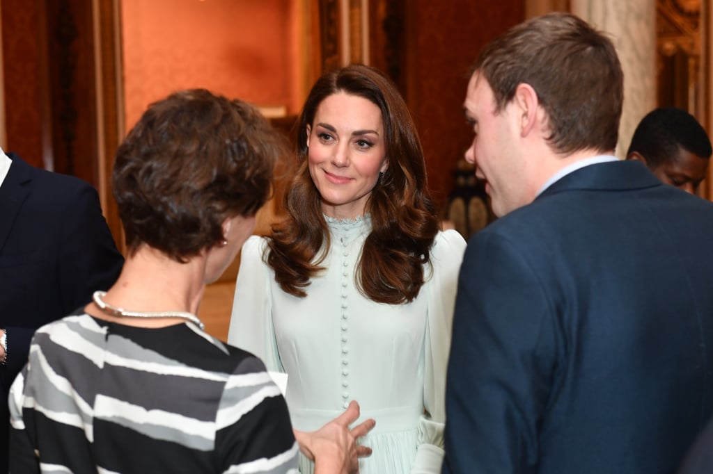 Kate Middleton Blue Midi Dress March 2019