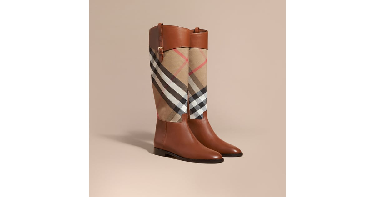 Burberry Leather Riding Boots | Princess Diana Had a Strong Love For This  Shoe Label — and You Definitely Know It | POPSUGAR Fashion Photo 24
