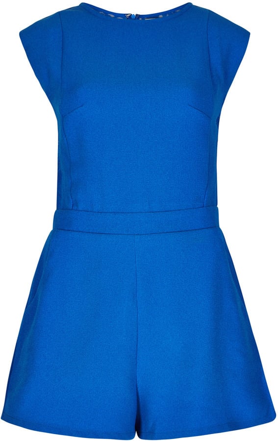 Apricot Blue Nautical Lace Back Playsuit (59) Jumpsuits to Wear to