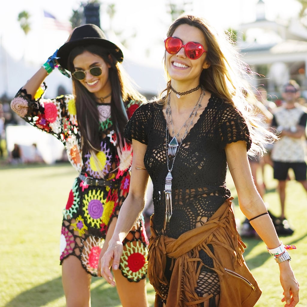 Mirrored Sunglasses at Coachella 2015