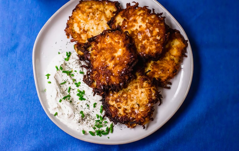 Salt and Vinegar Potato Latkes