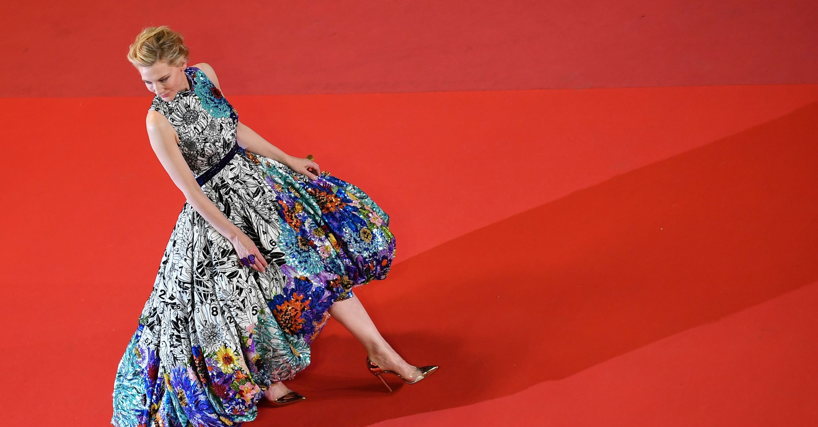 Cate Blanchett Shines in Louis Vuitton Dress at Cannes Film Festival – WWD
