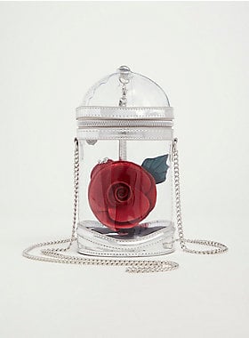 FAB Starpoint Disney Danielle Nicole Beauty and The Beast Enchanted Red Rose Crossbody Bag
