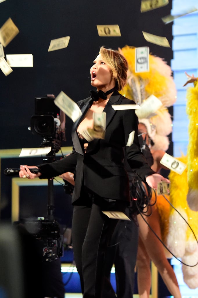 Chrissy Teigen Showered in Money