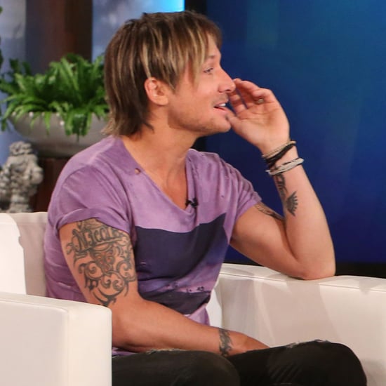 Keith Urban Throwback Thursday Photo on Ellen 2016