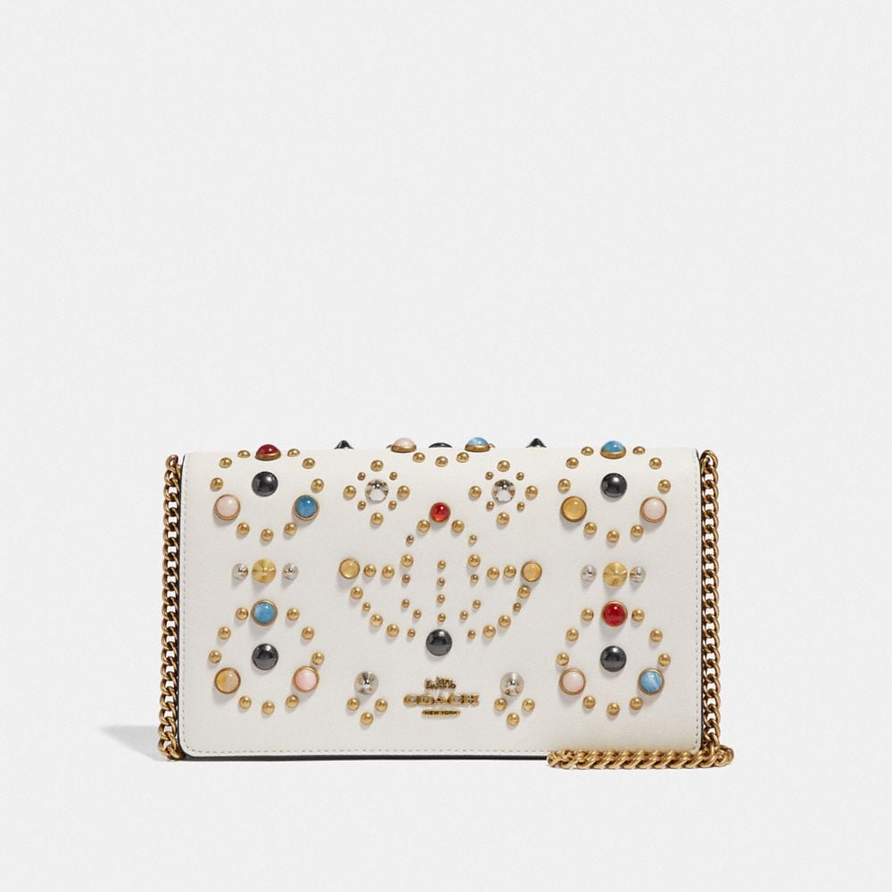 Coach Callie Foldover Chain Clutch