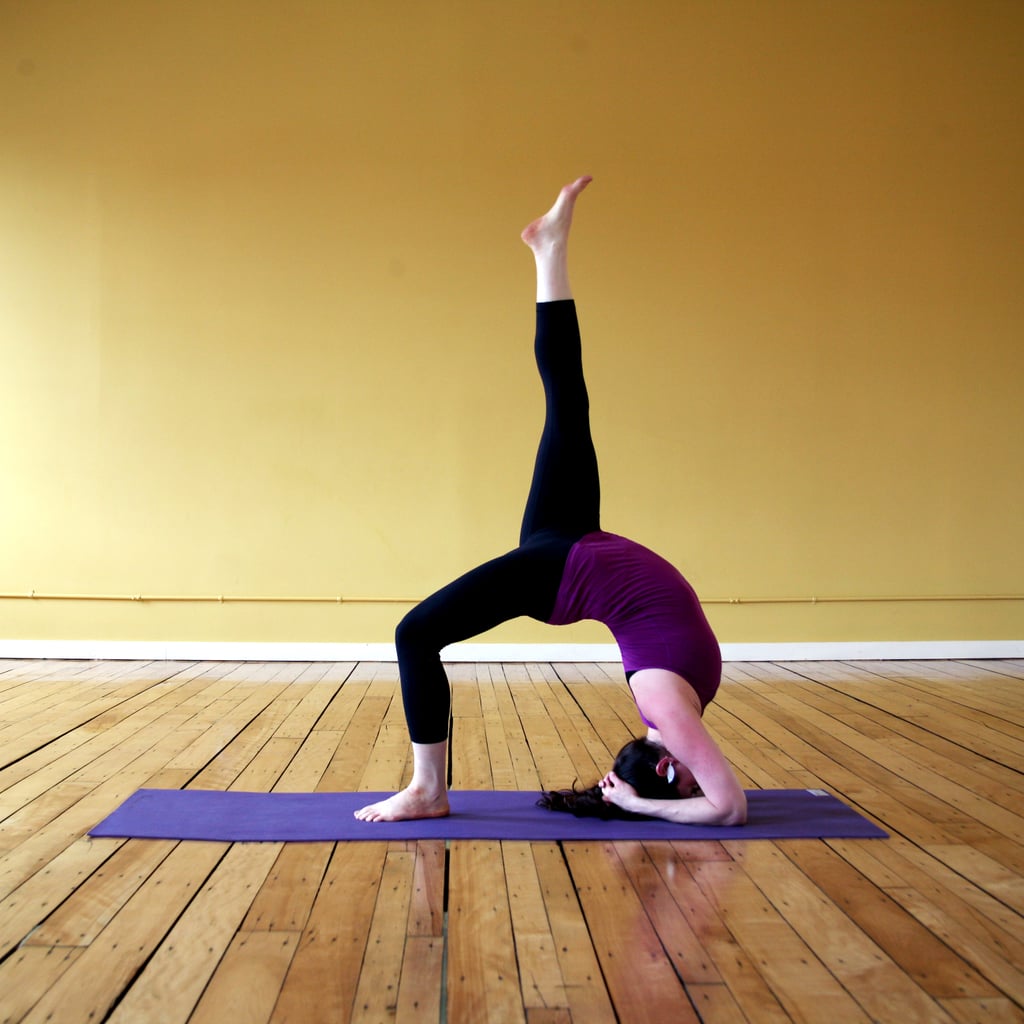 One Legged Inverted Staff Yoga Poses For Spine Flexibility Popsugar Fitness Photo 12 