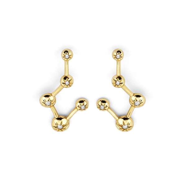 Logan Hollowell Star set constellation earrings