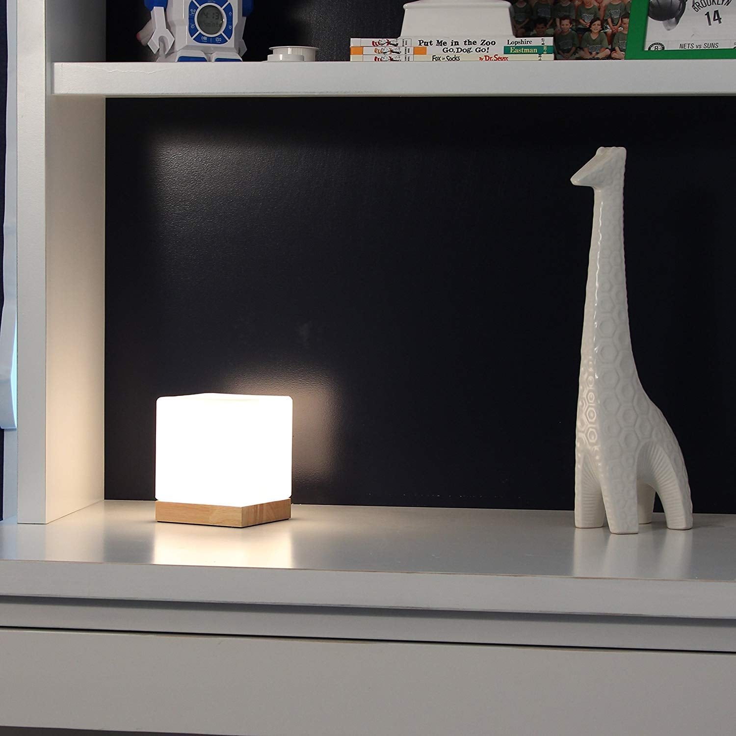 square glass table lamp