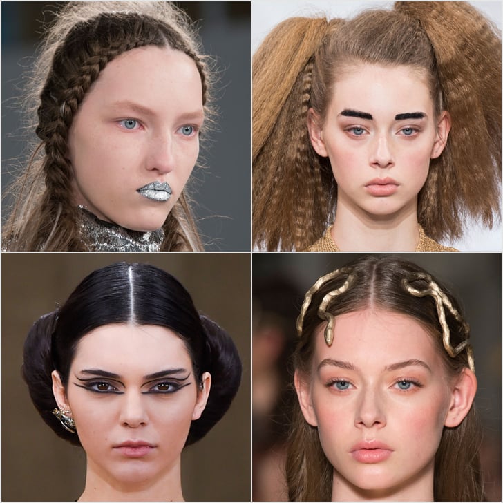 Hair and Makeup at Haute Fashion Week Spring 2016 | POPSUGAR Beauty
