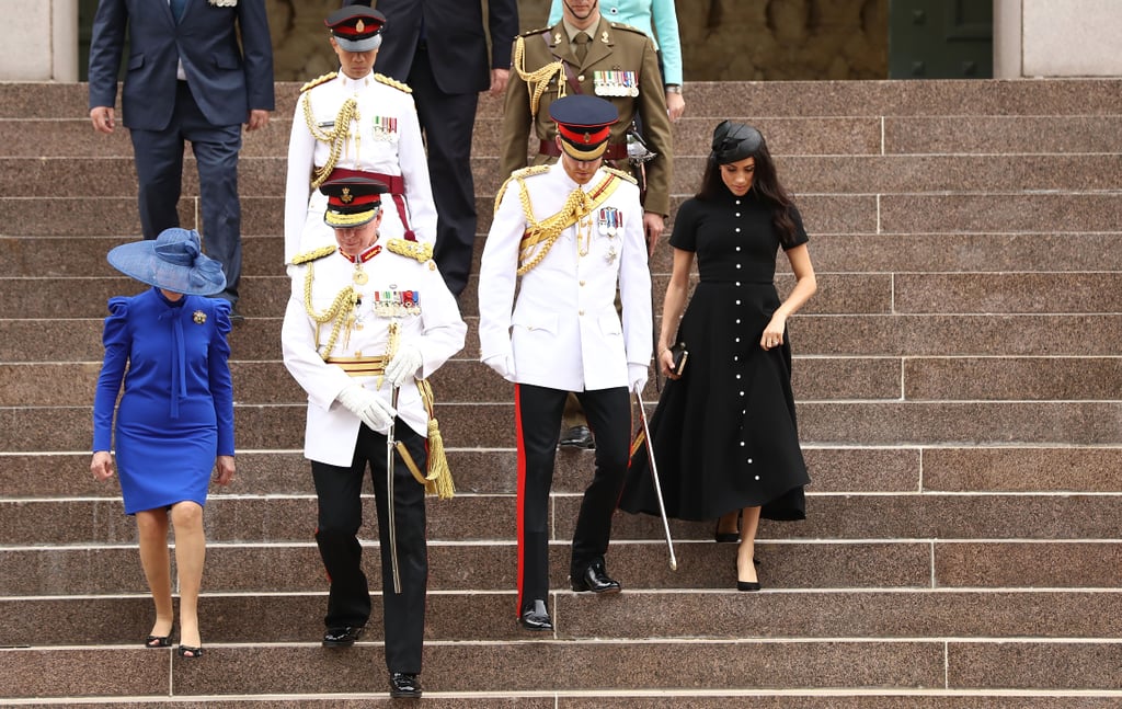 Prince Harry and Meghan Markle at ANZAC Memorial in Sydney