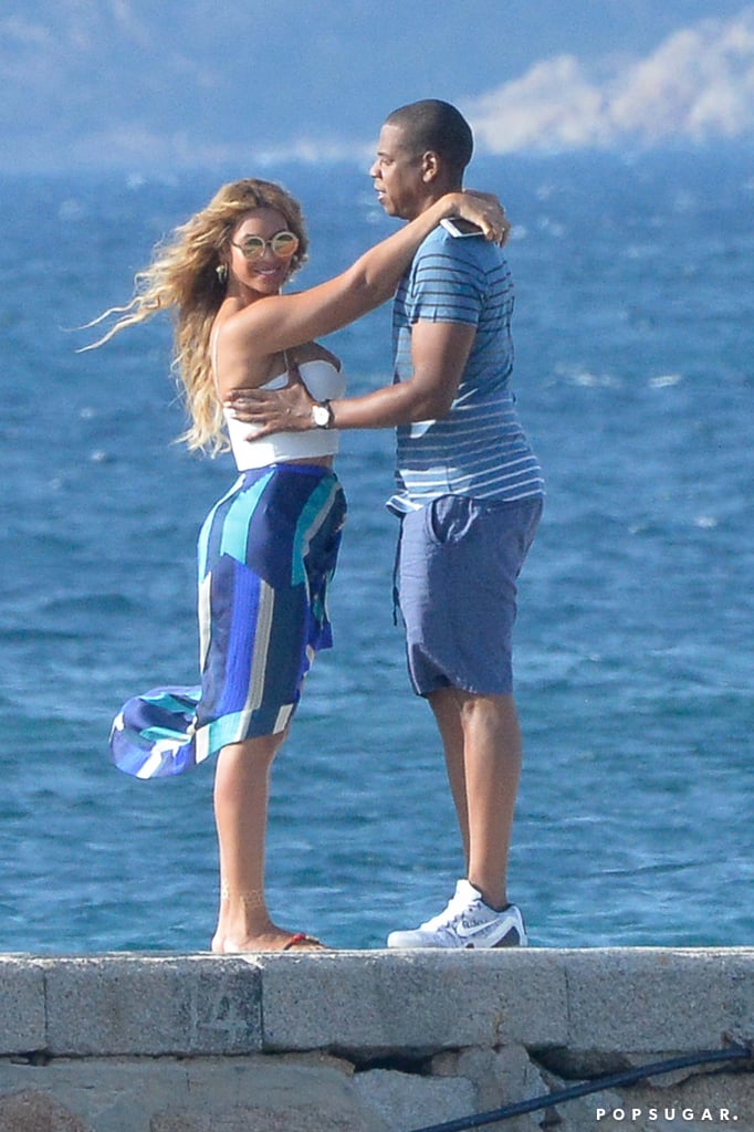 Beyonce Knowles and Jay Z Kissing in Italy 2015 Pictures