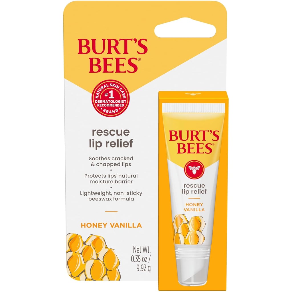 Burt's Bees Recue Lip Relief ($4, originally $6)
In a world of lip balms, be the Popsugar Beauty award-winning Burt's Bees Rescue Lip Relief. It's more consistent than your situationship: beeswax, shea, and cocoa butter deliver soft lips every time you apply.
