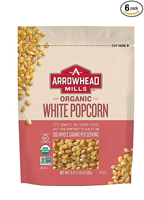 Arrowhead Mills Organic White Popcorn
