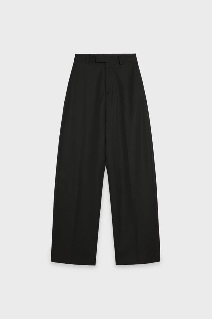 Zara Pleated Wool Pants Steven Meisel