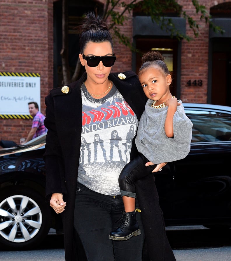 North Rocked a Pair of Leather Pants During Fashion Week