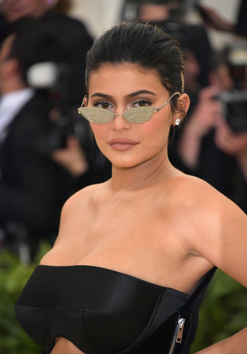 Her Tiny '90s-Inspired Sunglasses Were Embellished on the Lenses