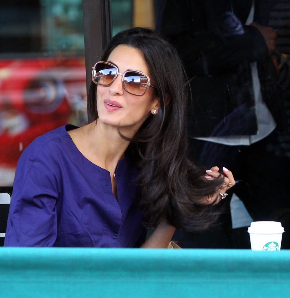 Amal Alamuddin Working in London