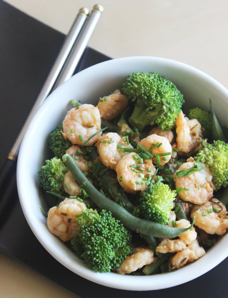 Gingered Shrimp, Green Bean, and Broccoli Stir-Fry | Low-Carb Shrimp ...